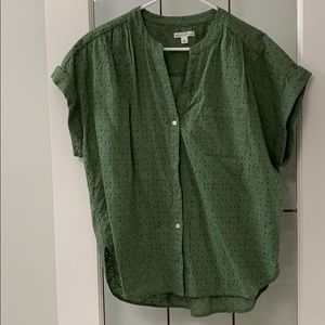 J Crew button up short sleeve